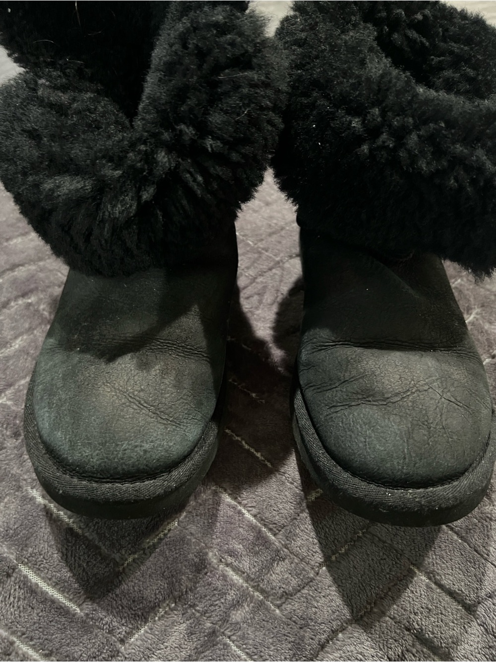 used black ugg boots